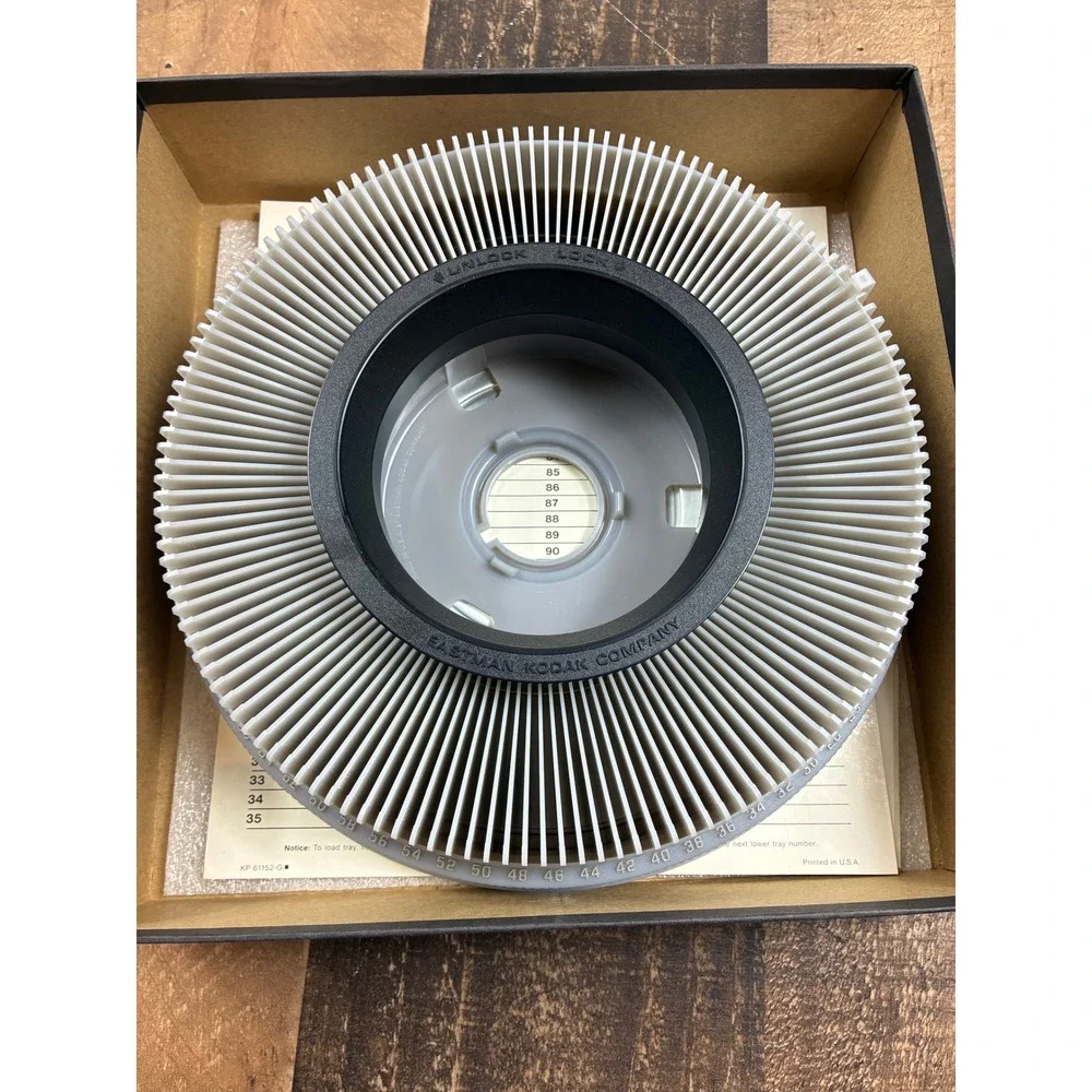 Kodak Carousel Transvue 140 Slide Tray Vintage Photography Projector Accessory
